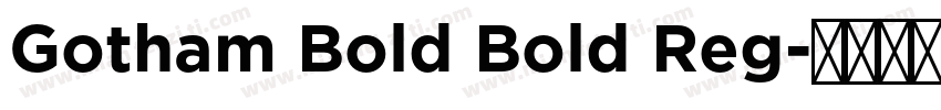 Gotham Bold Bold Reg字体转换